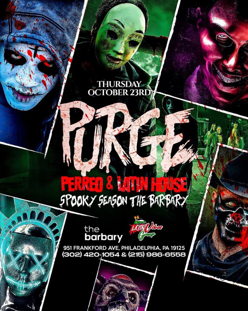 PURGE NIGHT! HALLOWEEN PERREO BASH/ THE BARBARY